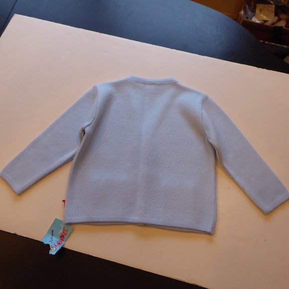 Artesania Granlei Little Boy Size 2 Light Blue Dressy Knit Sweater Cardigan - Picture 11 of 12